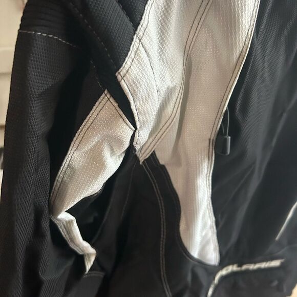 Polaris Racing Black & White Snowmobile Light Jacket Men’s Sz M - Picture 11 of 16